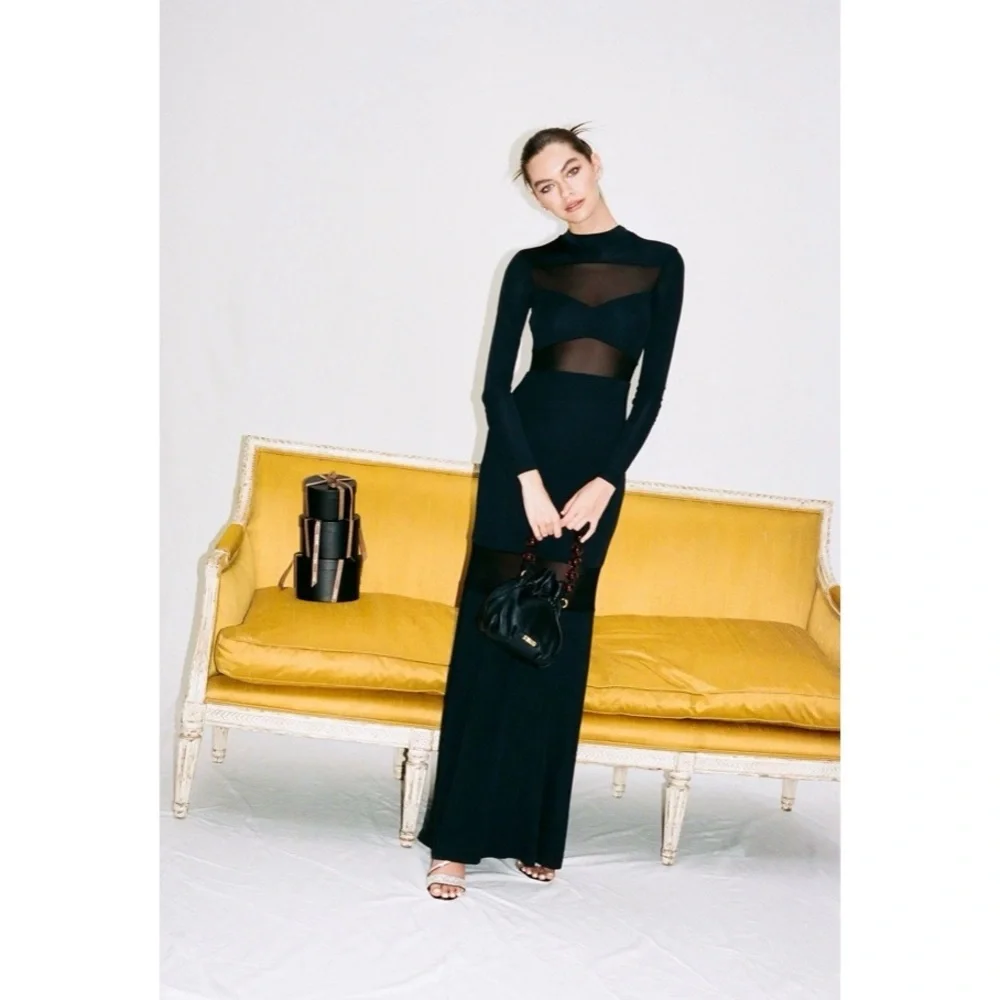 NEW STAUD FALCON DRESS BLACK - Picture 2 of 8